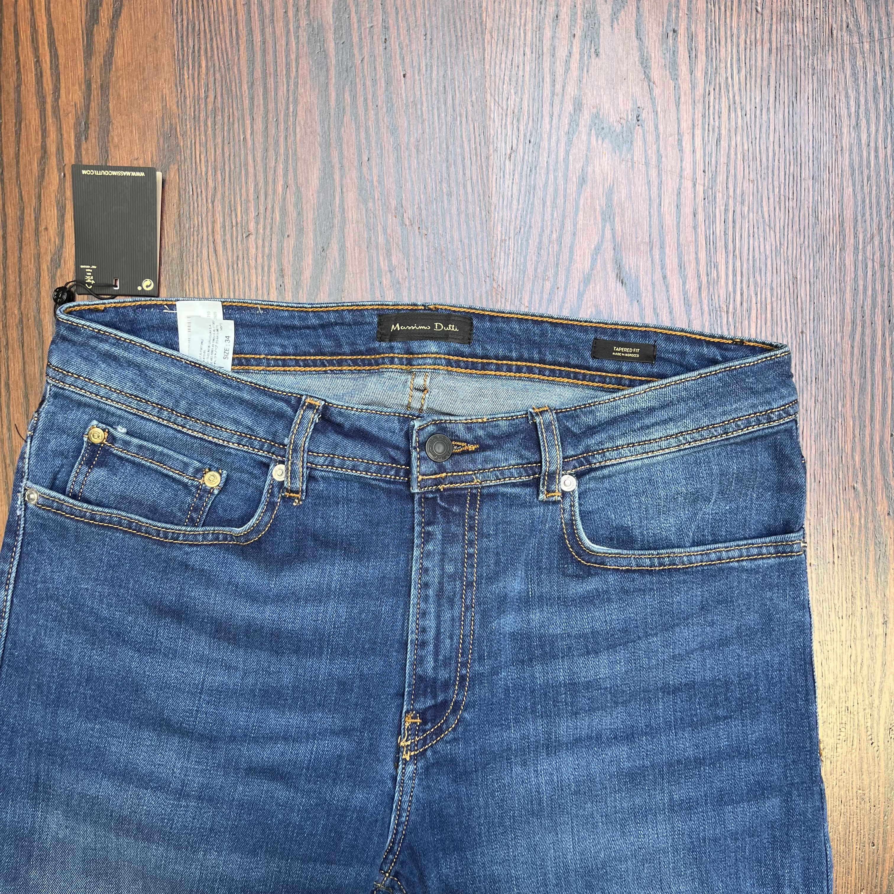 Jeans Massimo Bleu Délavé