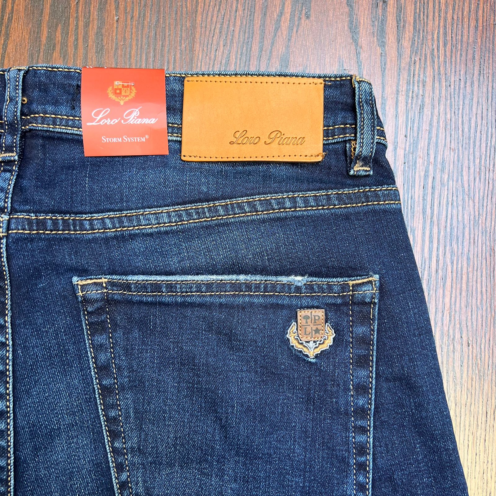 Jeans Loro Piana Bleu Foncé