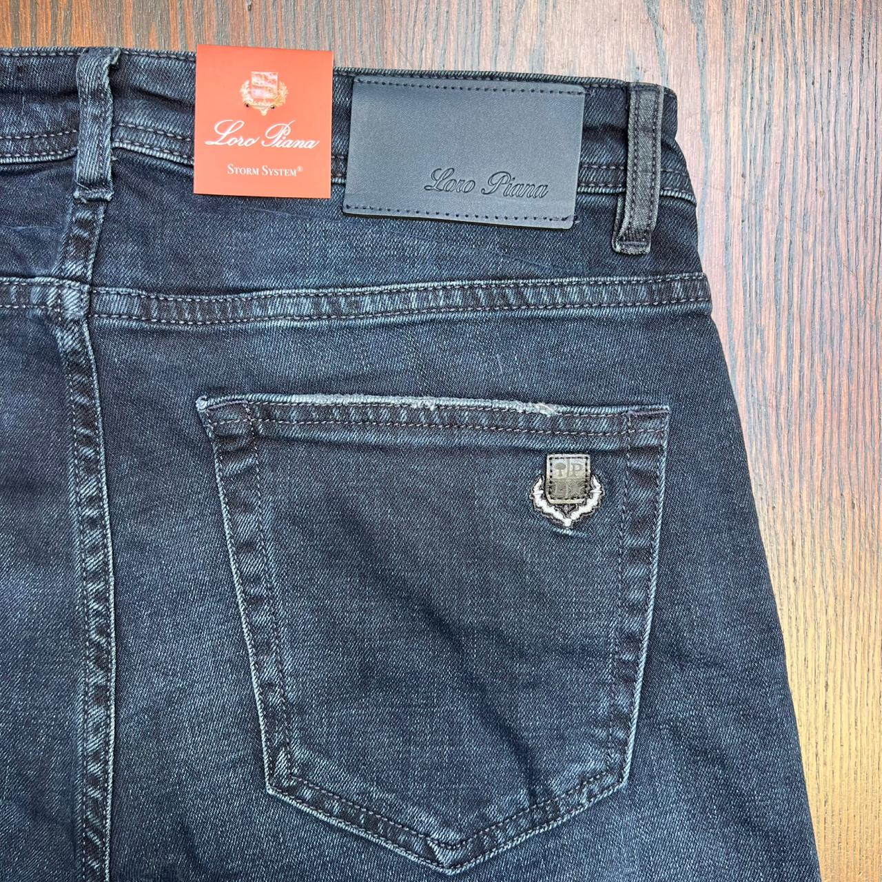 Jeans Loro Piana Bleu Marine
