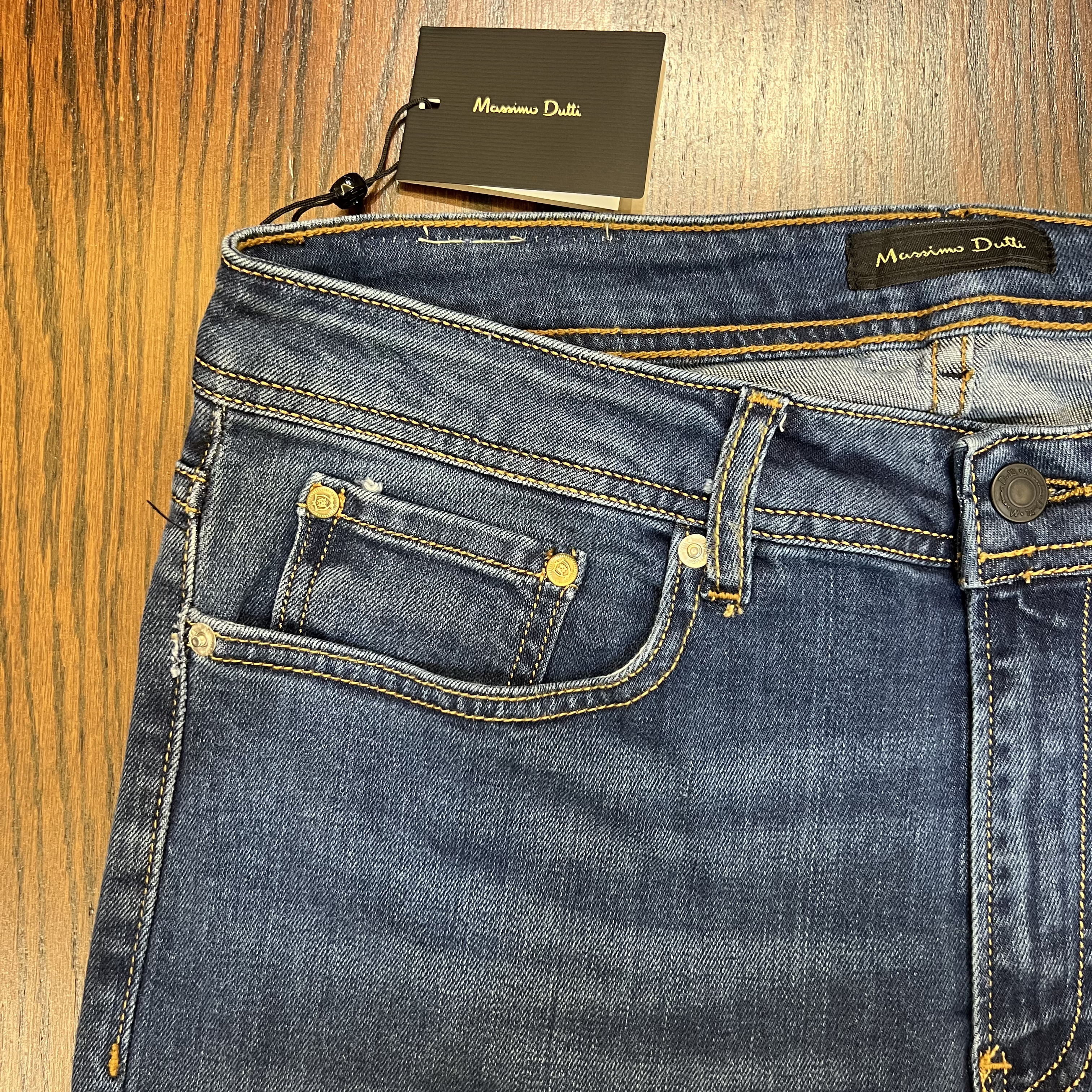 Jeans Massimo Bleu Délavé