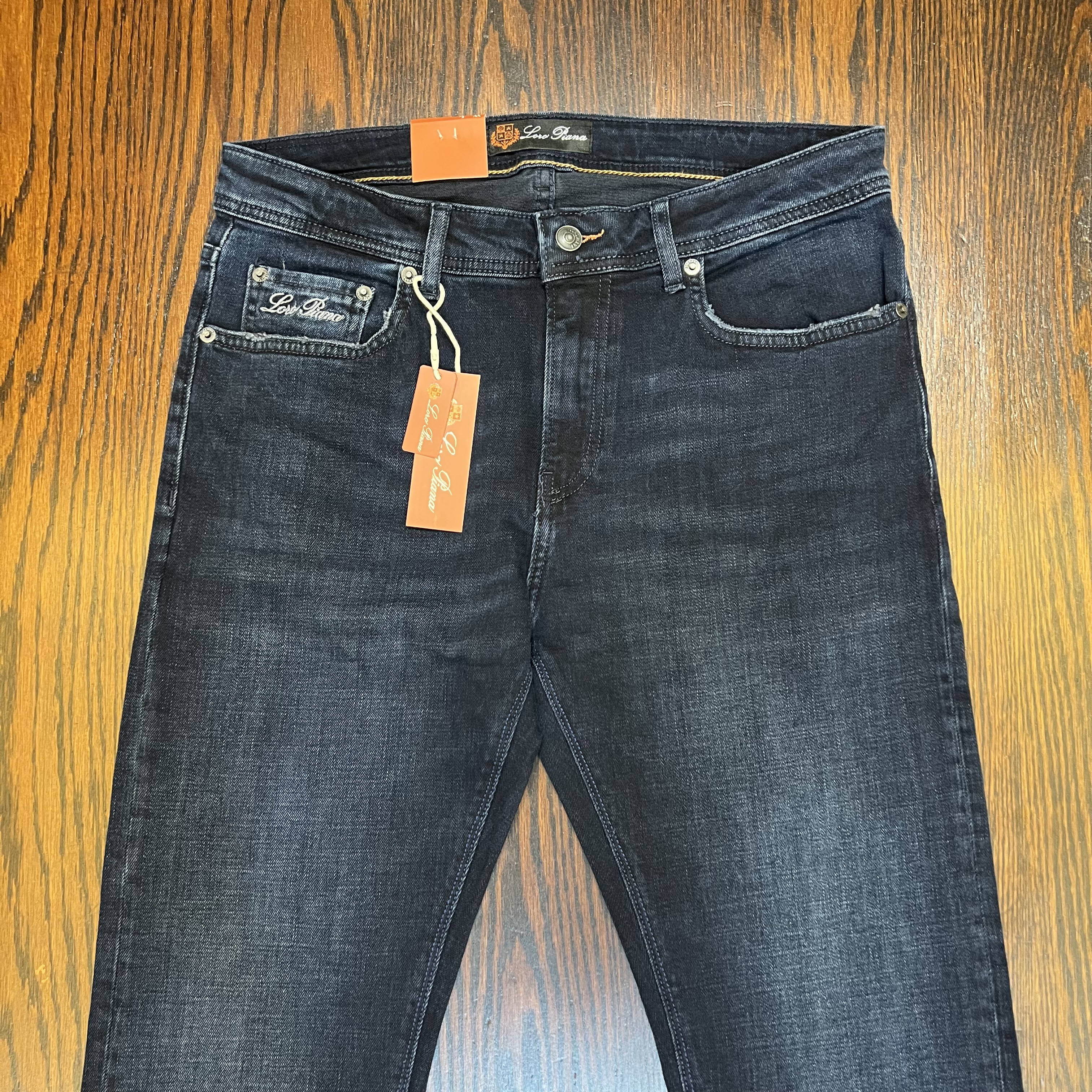 Jeans Loro Piana Bleu Marine
