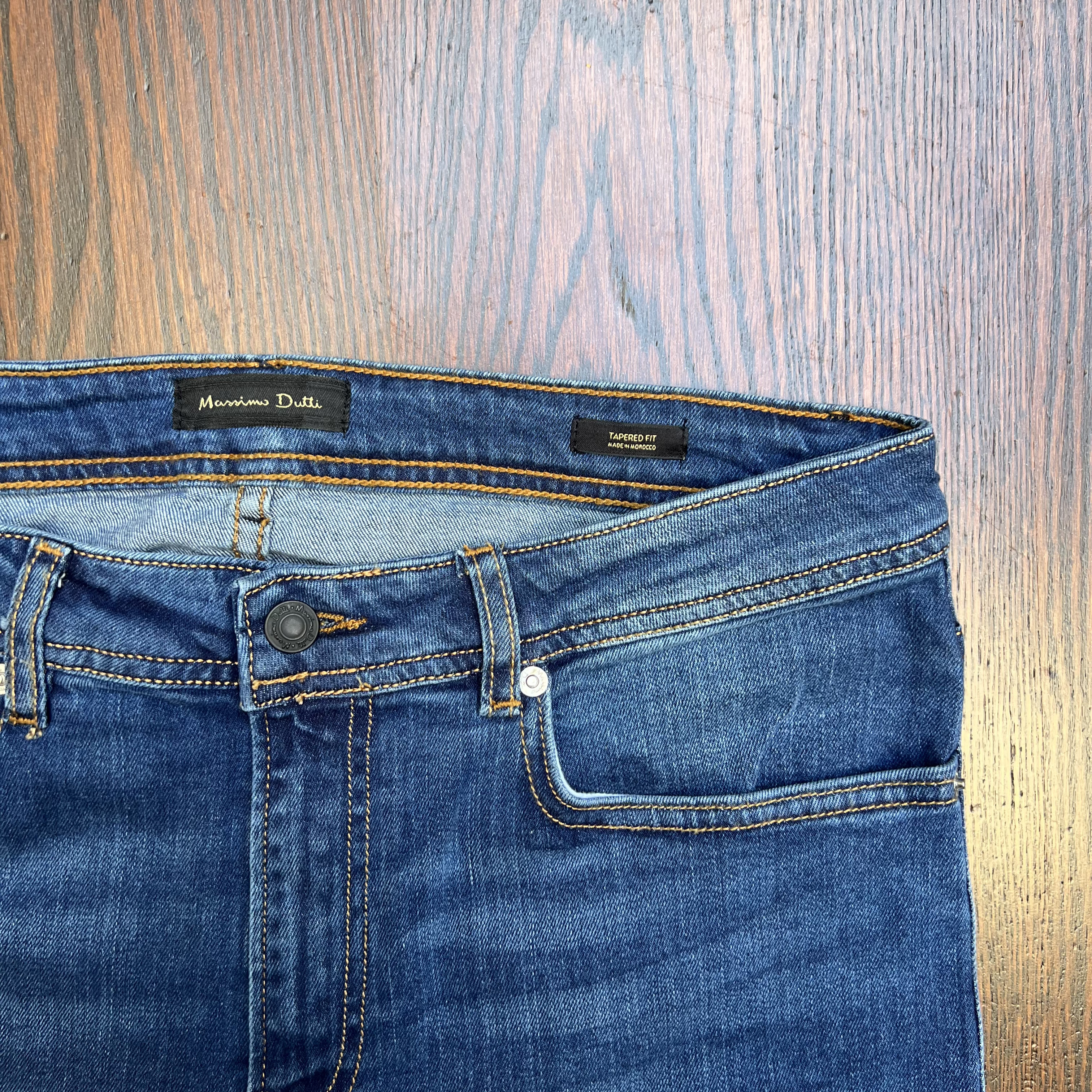 Jeans Massimo Bleu Délavé