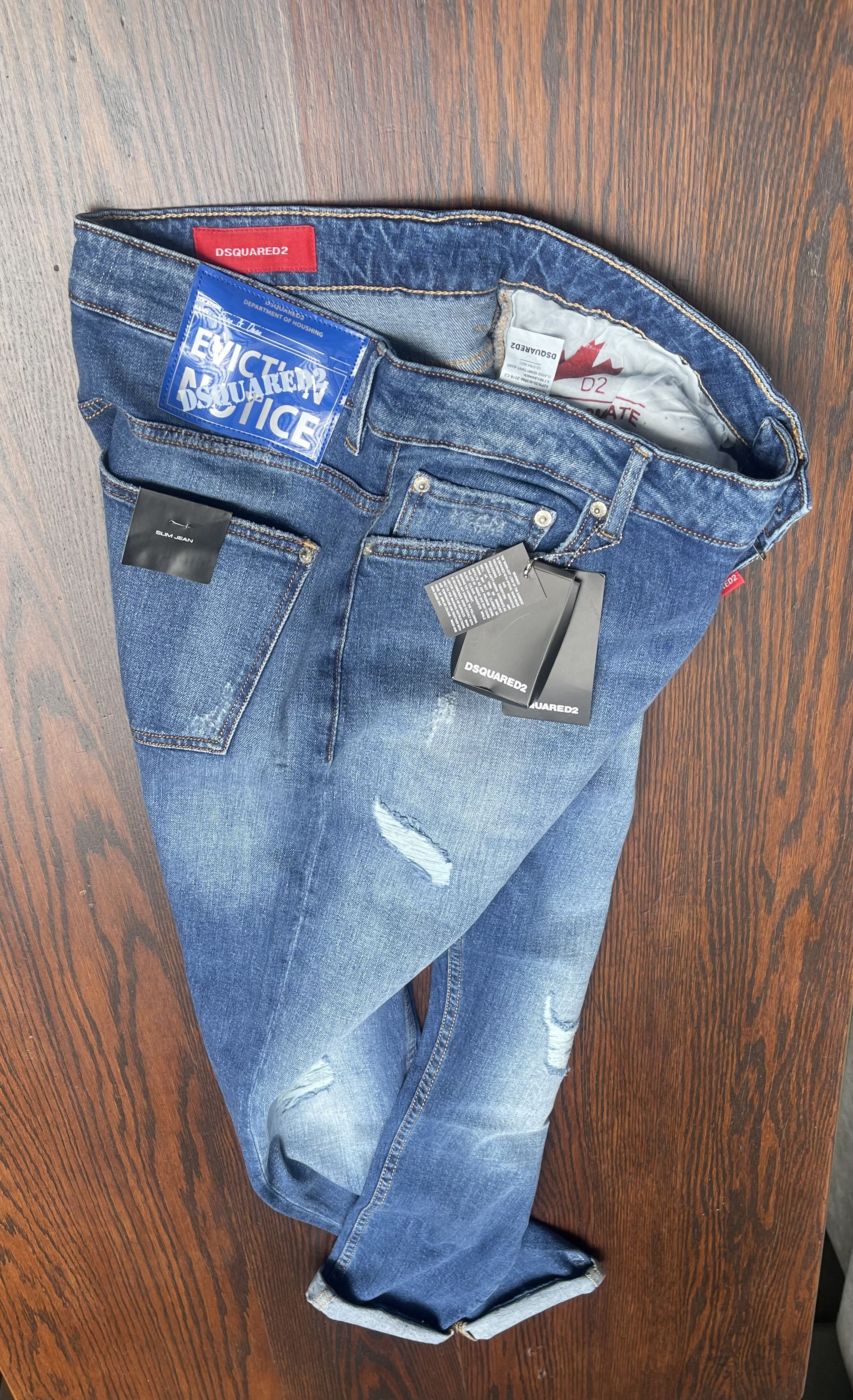 Jeans Dsquared2 Bleu