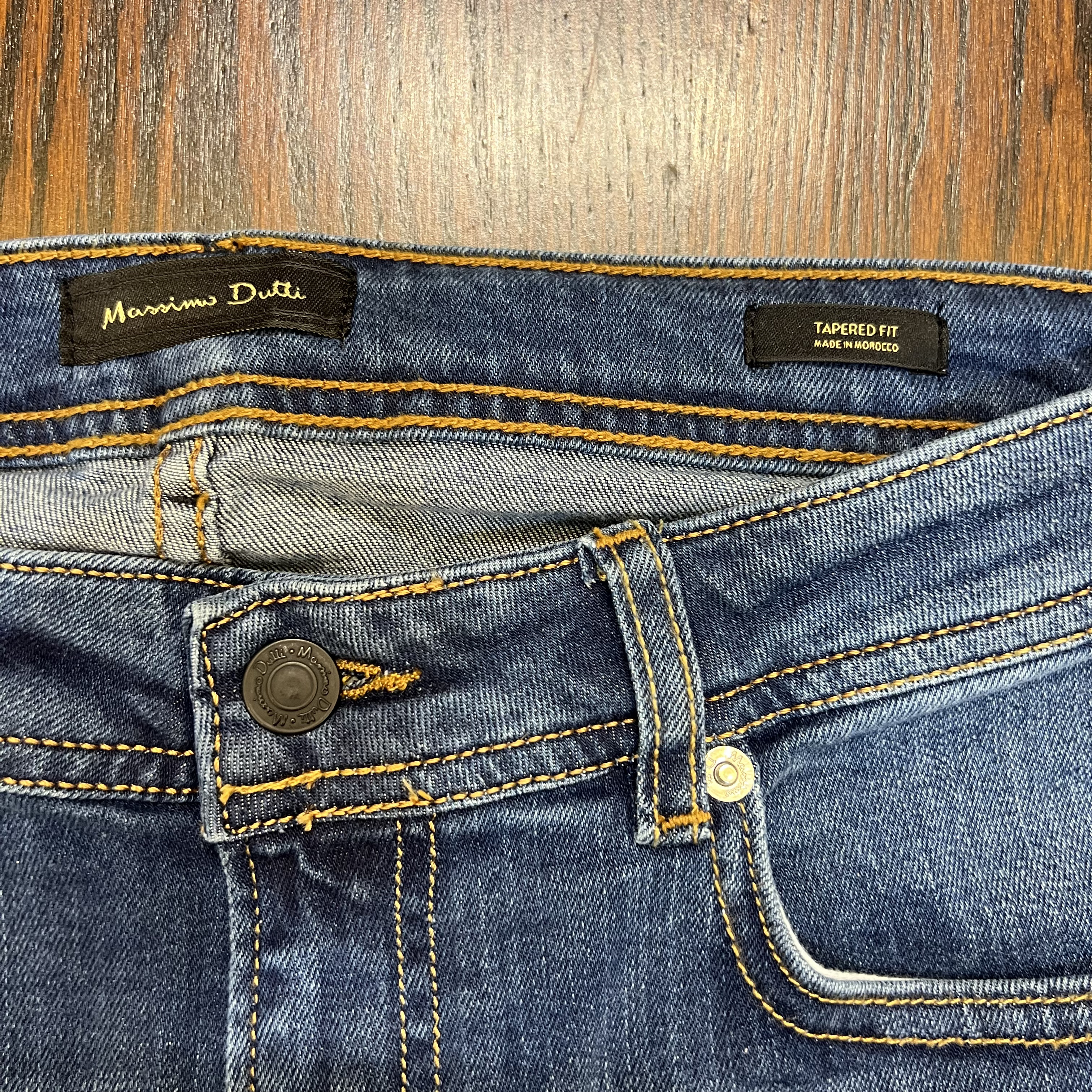 Jeans Massimo Bleu Délavé