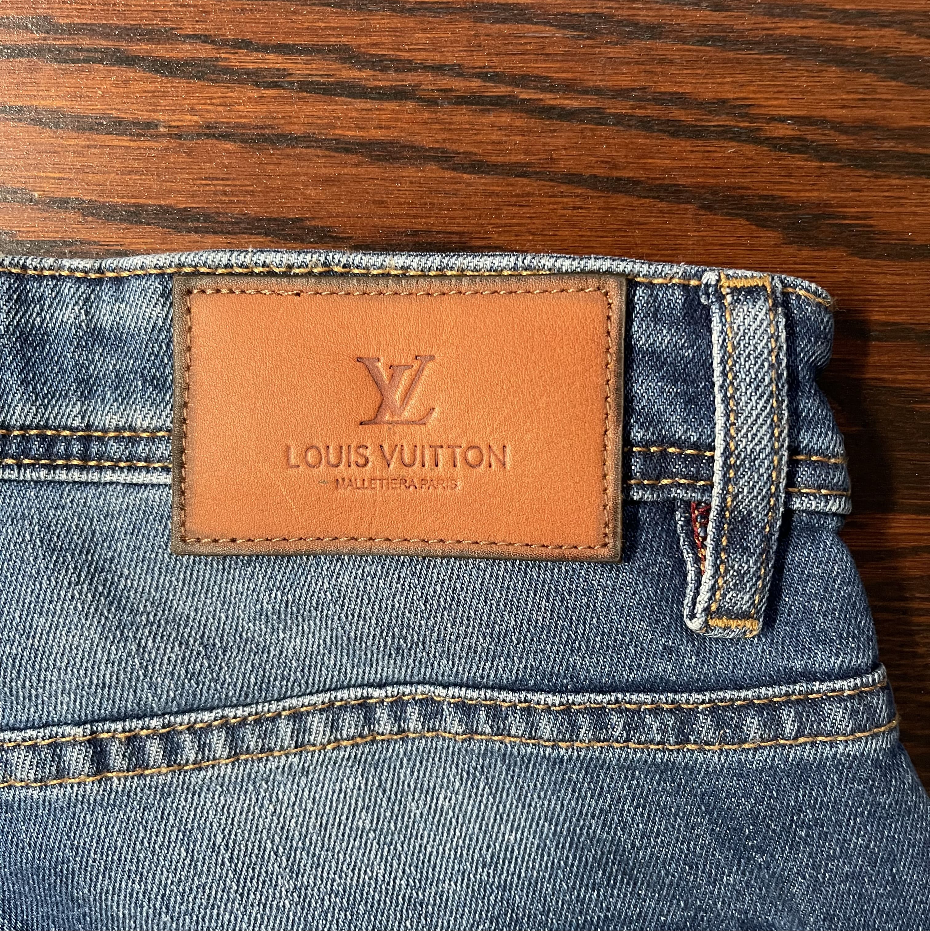 Jeans Louis Vuitton Bleu