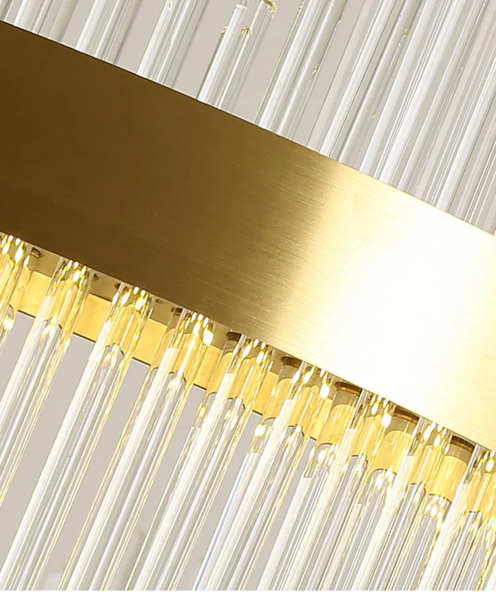 Lustre MORALS Ronde au design moderne contemporain