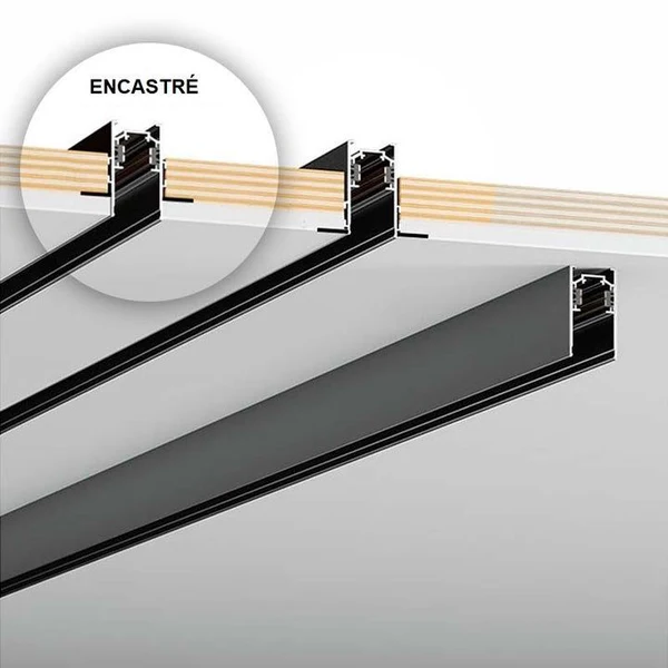 Rail magnétique ( Encastré ou apparente )
