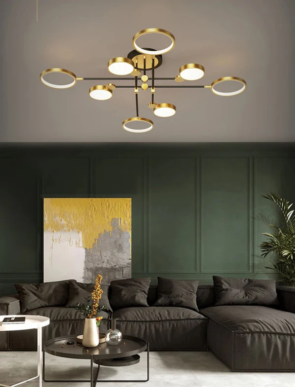 Suspension LAVENZA 8 (GOLD ou NOIR)