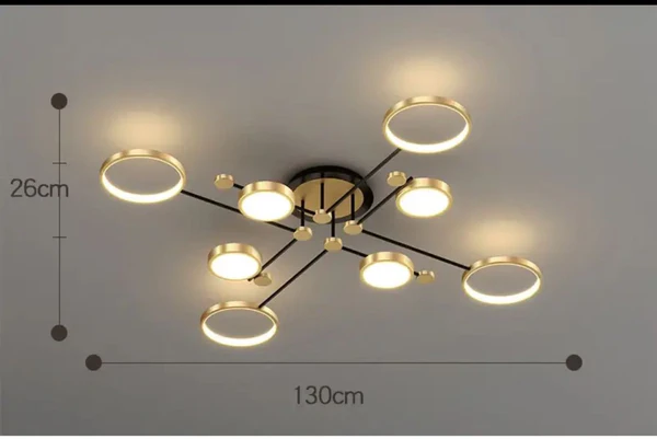 Suspension LAVENZA 8 (GOLD ou NOIR)