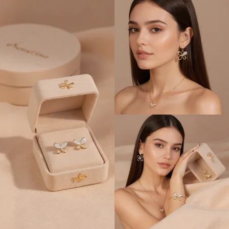 طقم أناقة الفراشة