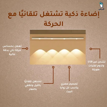 الإضاءة الذكية بحساس الحركة – Motion Sensor Light