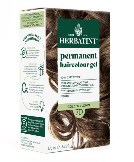 Soin colorant permanent 7D Blond Doré