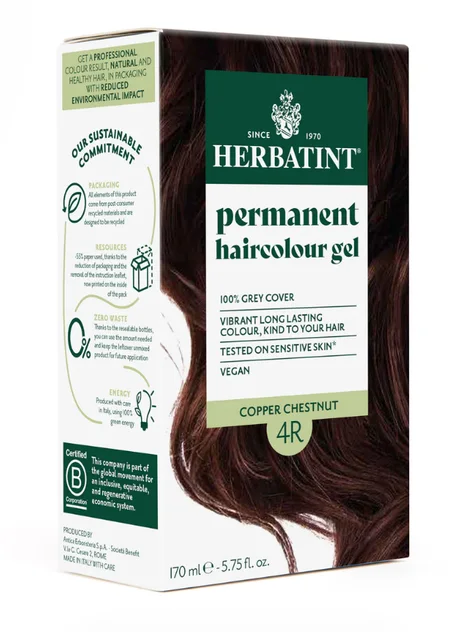 Soin colorant permanent 4R Châtain Cuivré