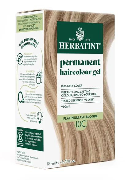 Soin colorant permanent 10C Blond Platine Cendré