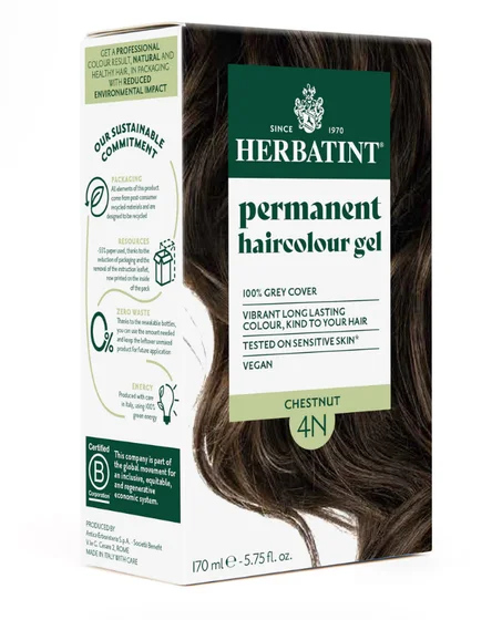 4.Soin colorant permanent 4N Châtain