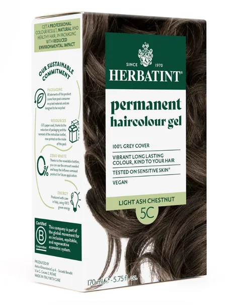 Soin colorant permanent 5C Châtain Clair Cendré