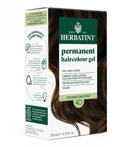 Soin colorant permanent 4D Châtain Doré