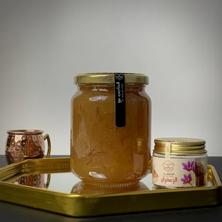 عسل بالزعفران