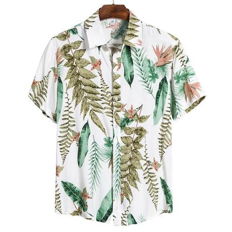 Chemise homme À Manches Courtes Homme - Fleurs