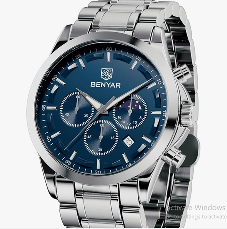 ساعة يد كرونوغراف رياضية مقاومة للماء للرجال من بينيار عسكرية متعددة الوظائف فاخرة عصرية كوارتز كلاسيك هدايا