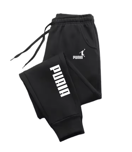 PUAIA-Pantalon de dehors Imprimé pour Homme, Jogging, Fitness, Aadt Fit, Vêtements Solides, Tenue de Document, Streetwear, Automne, Hiver, Nouveau