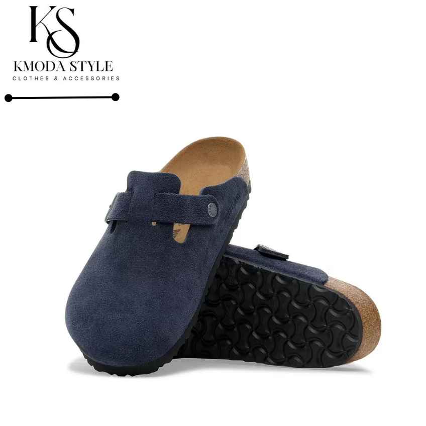 Boston birkenstock Bleu marine