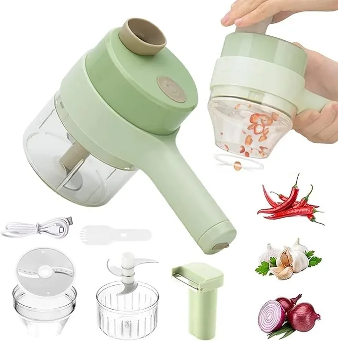 🟢 فرّامة كهربائية محمولة متعددة الوظائف