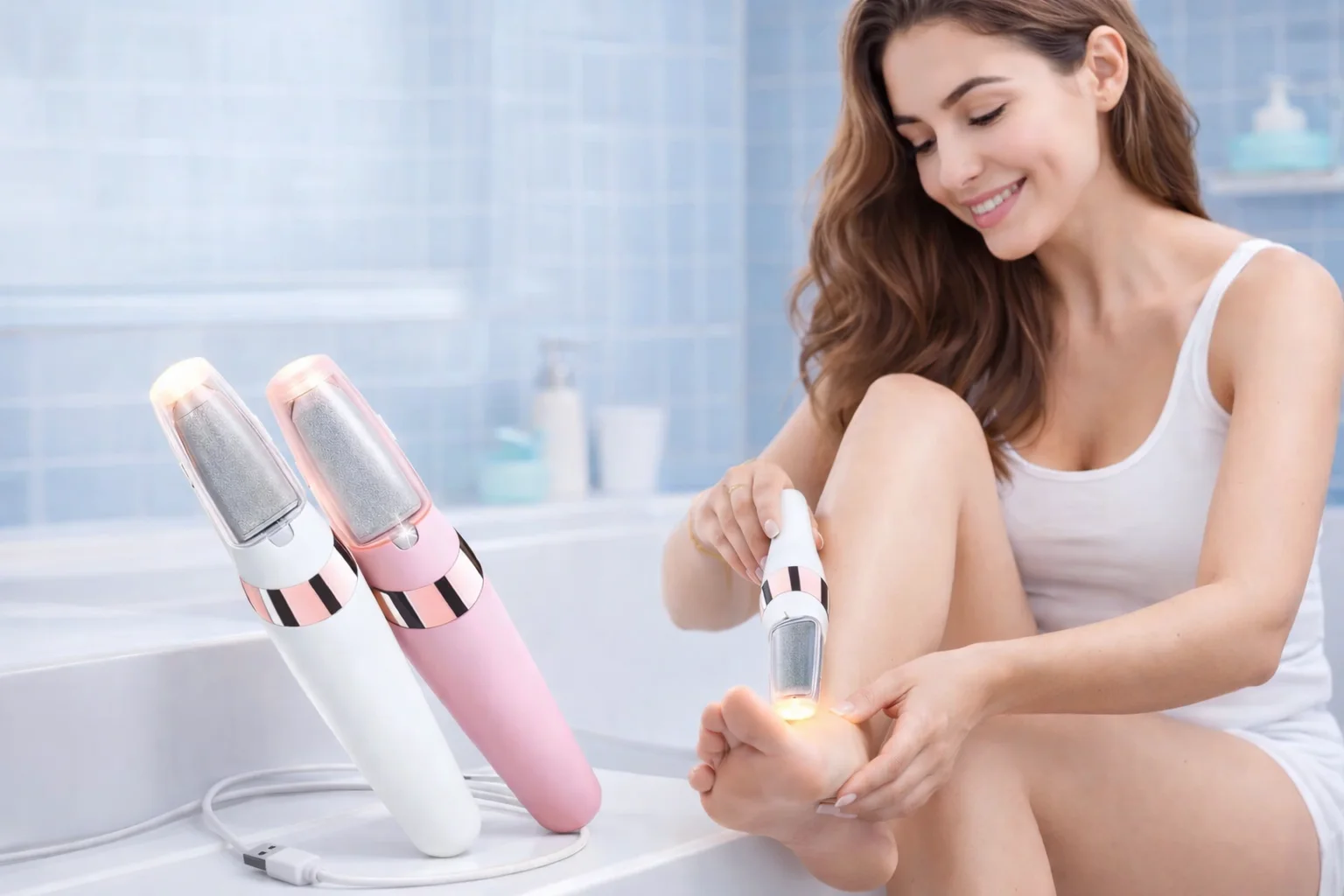 ✨ جهاز إزالة الجلد الميت للقدمين