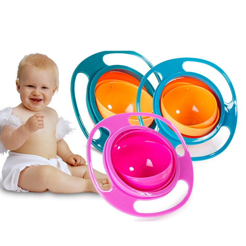 Baby 360 Degree Rotation Tableware Bowl Spill-Proof Bowl