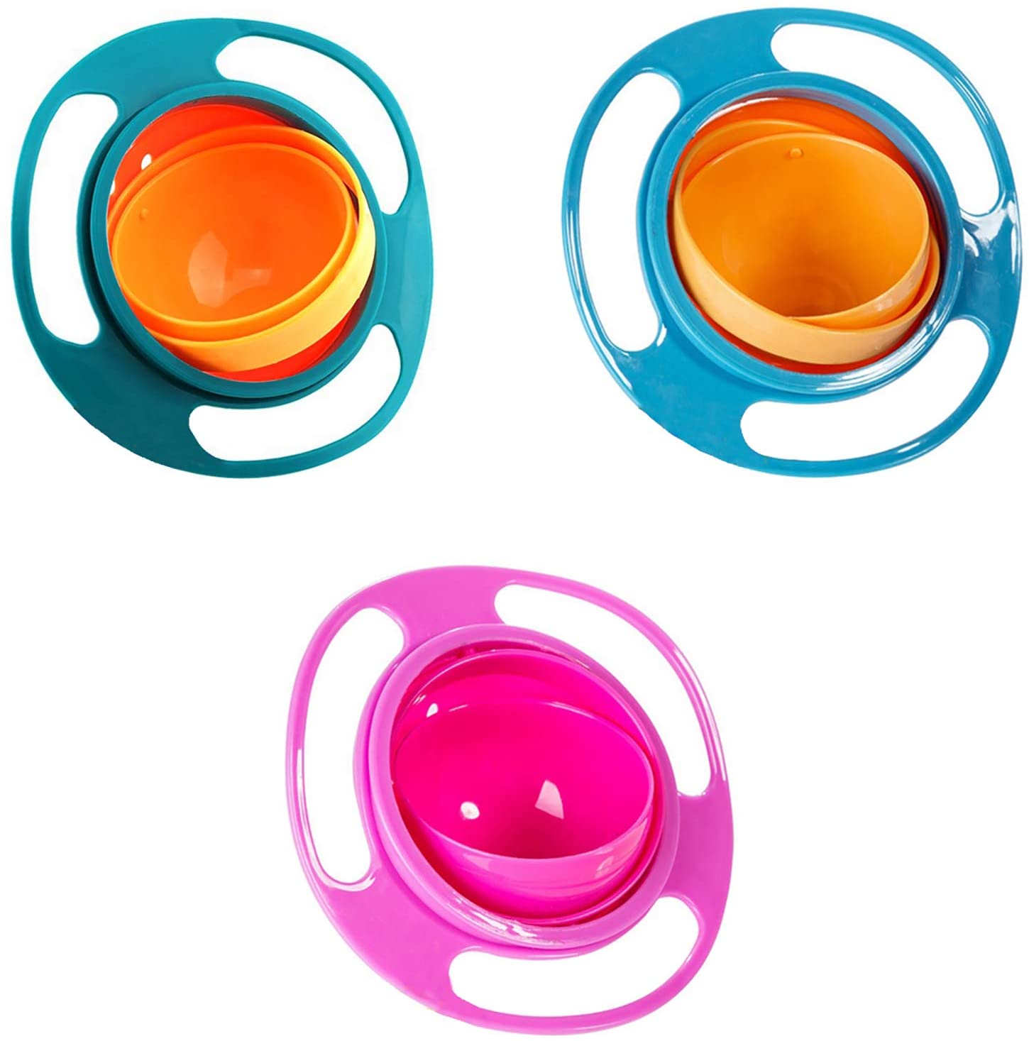 Baby 360 Degree Rotation Tableware  Bowl Spill-Proof Bowl