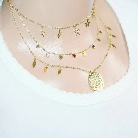 SUN MOON AND STARS NECKLACE