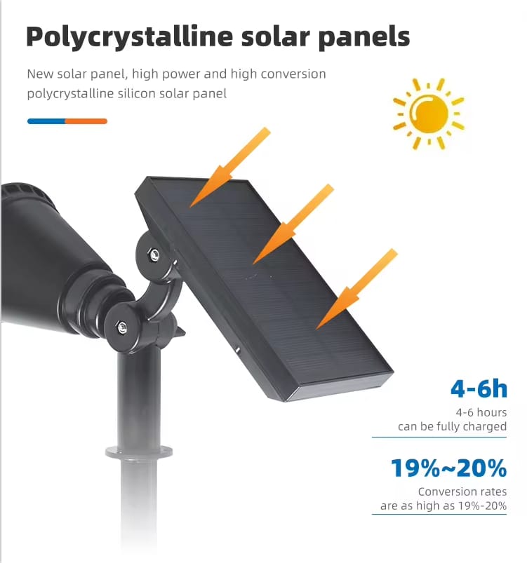 Lampe de jardin solaire ip67