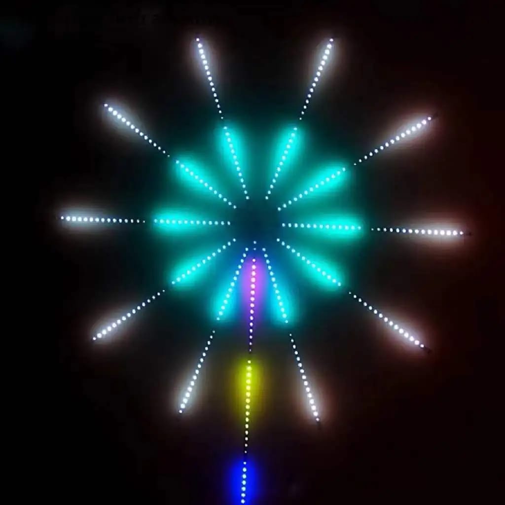 Lumières LED RGB LED avec télécommande