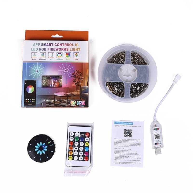 Lumières LED RGB LED avec télécommande