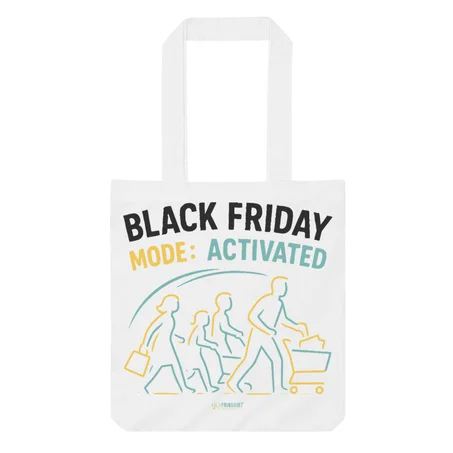 Black Friday Mode Activated Shopper Tote Bag