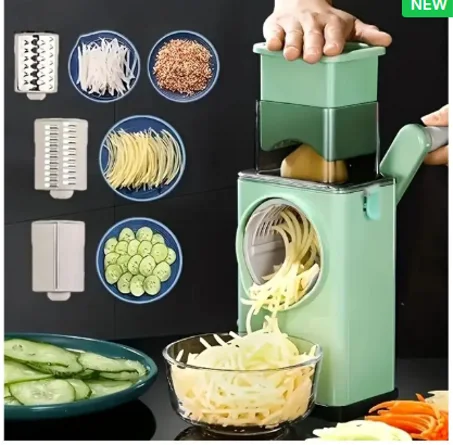 قطاعة خضروات يدوية متعددة الوظائف 4 في1
