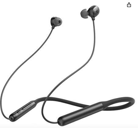 Soundcore Life U2i Wireless Neckband Headphones, BassUp, 22H Playtime, AI Calls, IPX5, Bluetooth 5