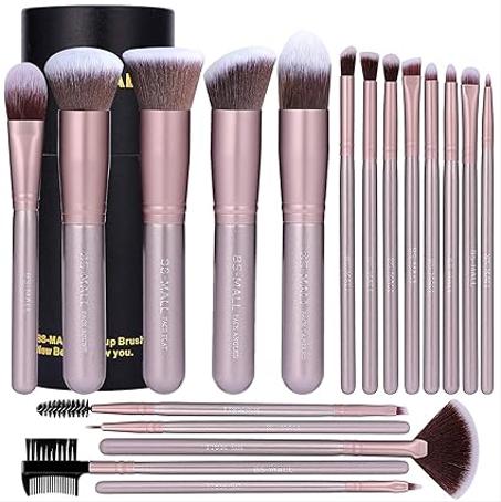 مجموعة فرش مكياج من 18 قطعة