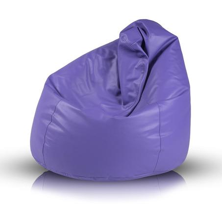 Pouf poire bleu