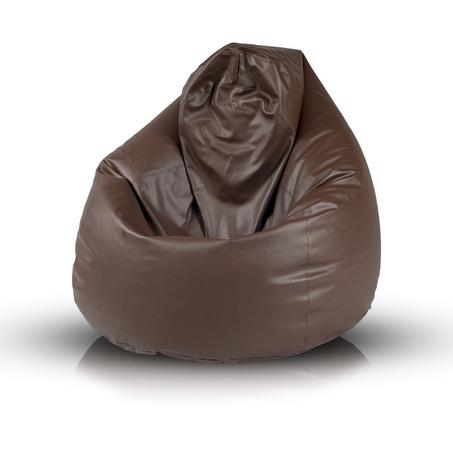 Pouf poire marron
