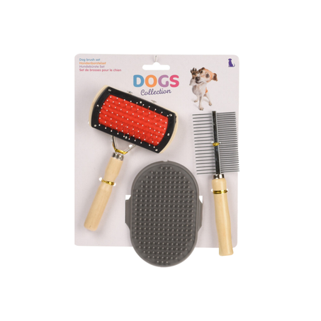 Set 3 Brosses Pour Animaux