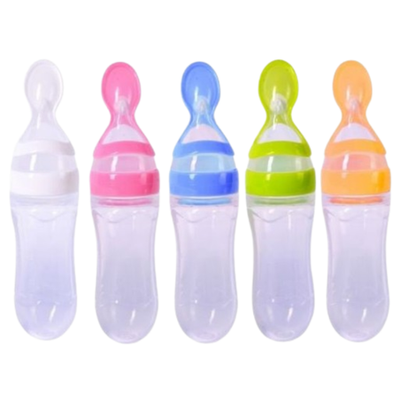 biberon cuillère en silicone