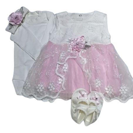 Robe Chic pour bébé fille en dentelle