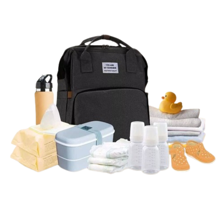 Sac à Langer pour Bébé Lit Pliable Sac à Dos de Voyage étanche Grande Capacité