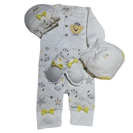set bébé 5 pièces naissance en coton