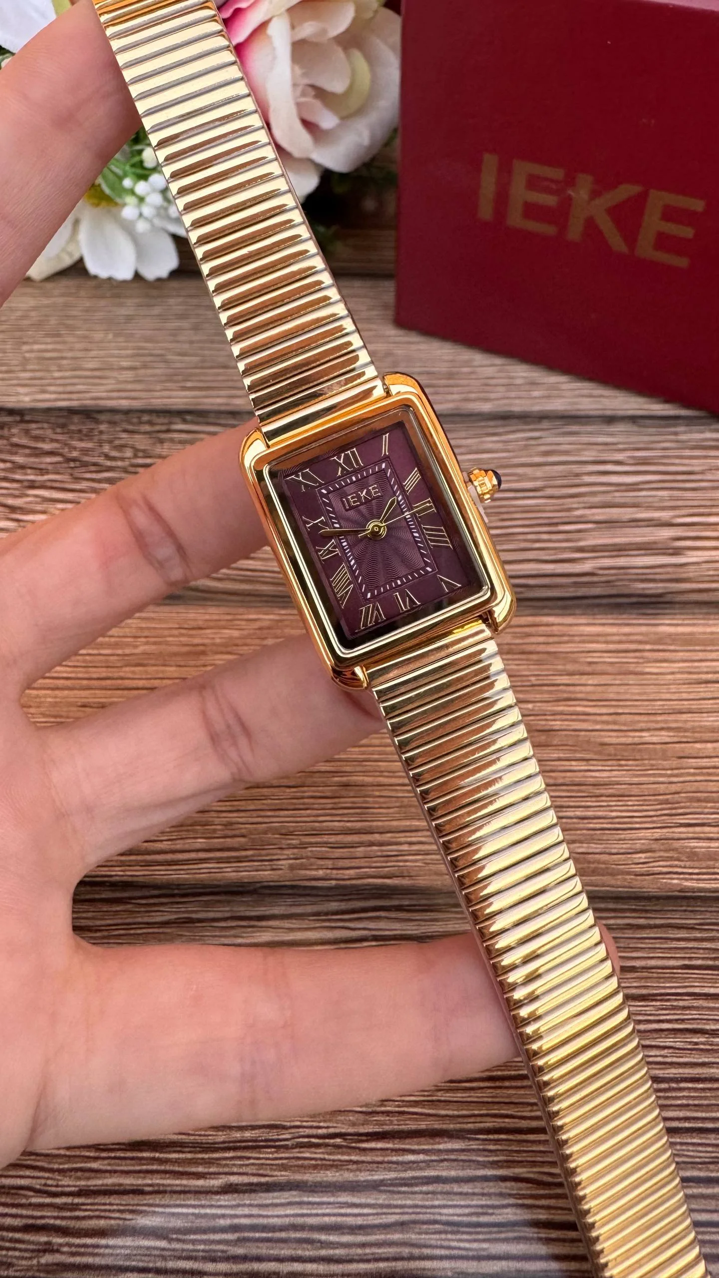 montre IEKE originale GOLD avec boite