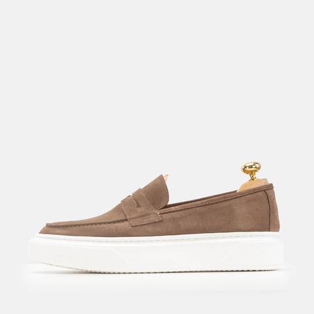 MC05 Ballerine en Daim Marron