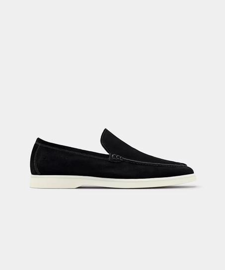 MC04 Ballerine en Daim Noir