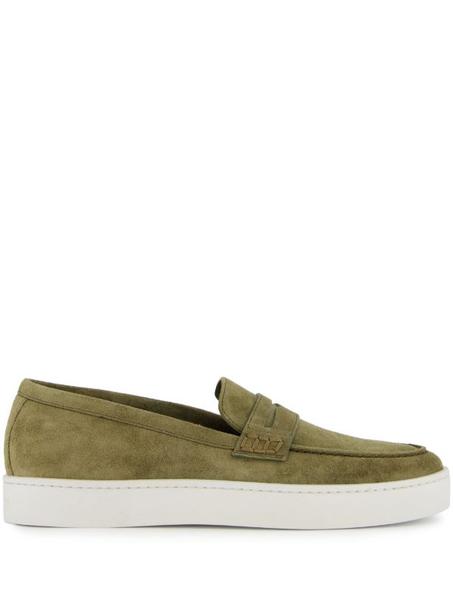 MC05 Ballerine en Daim Vert