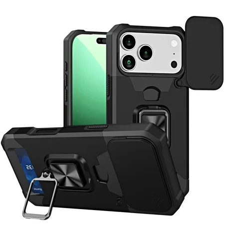 Card&stand& Camera Protector Cover for iPhone